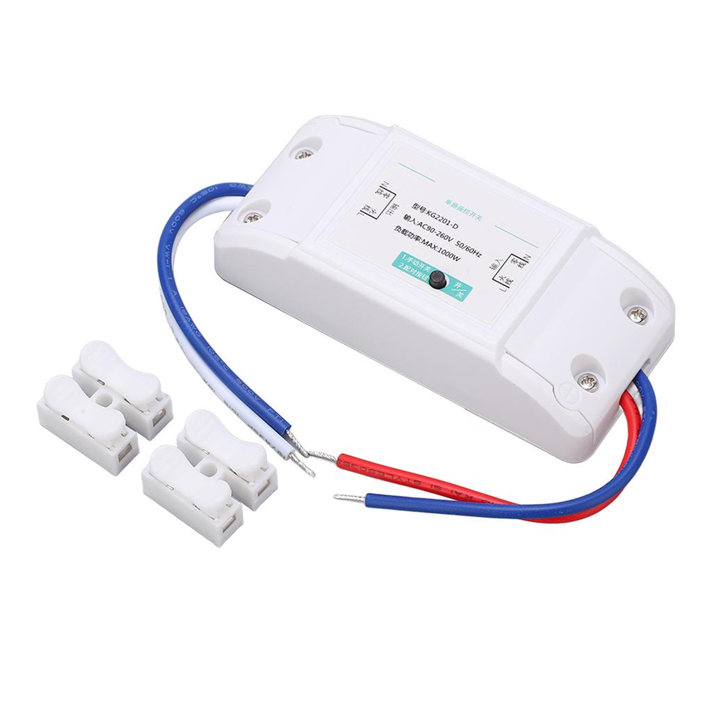 Беспроводной выключатель света, радиочастотный контроль стабильного сигнала, надежная прочная настенная кнопка для