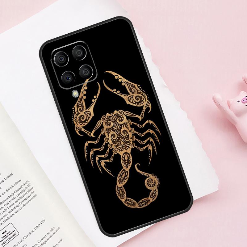 Чехол со знаками зодиака для Samsung Galaxy M15 M35 M55 M51 M31 M21 M11 M16 M36 M56 M53 M12 M32 M52 M14 M34 M54