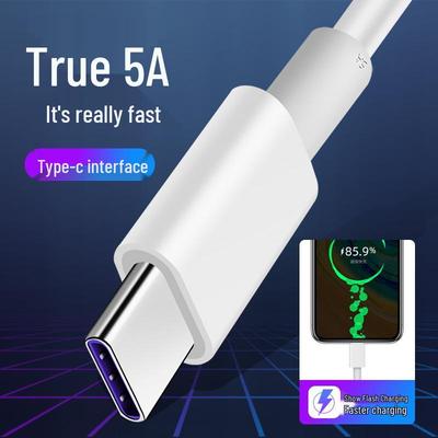 Кабель USB для сверхбыстрой зарядки 5А для Android, Huawei, Apple, Type-C с цифровым дисплеем