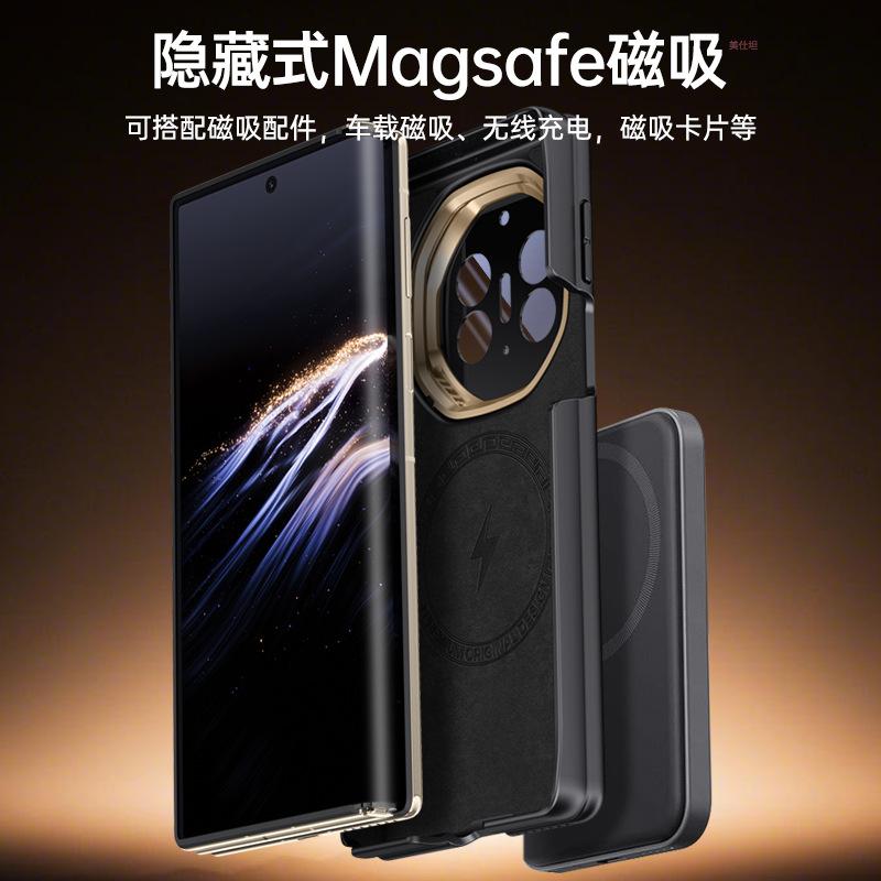 Применимо к чехлу для мобильного телефона Huawei matexts с двойной центральной осью, противоударный, с держателем для объектива XT, чехол для деловых мужчин, из кожи, популярный у интернет-знаменитостей XTS
