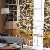 Christmas Tree Lights Christmas Theme Window Tulle Curtains For Living Room Kitchen Christmas Home Decor Sheer Voile Curtains