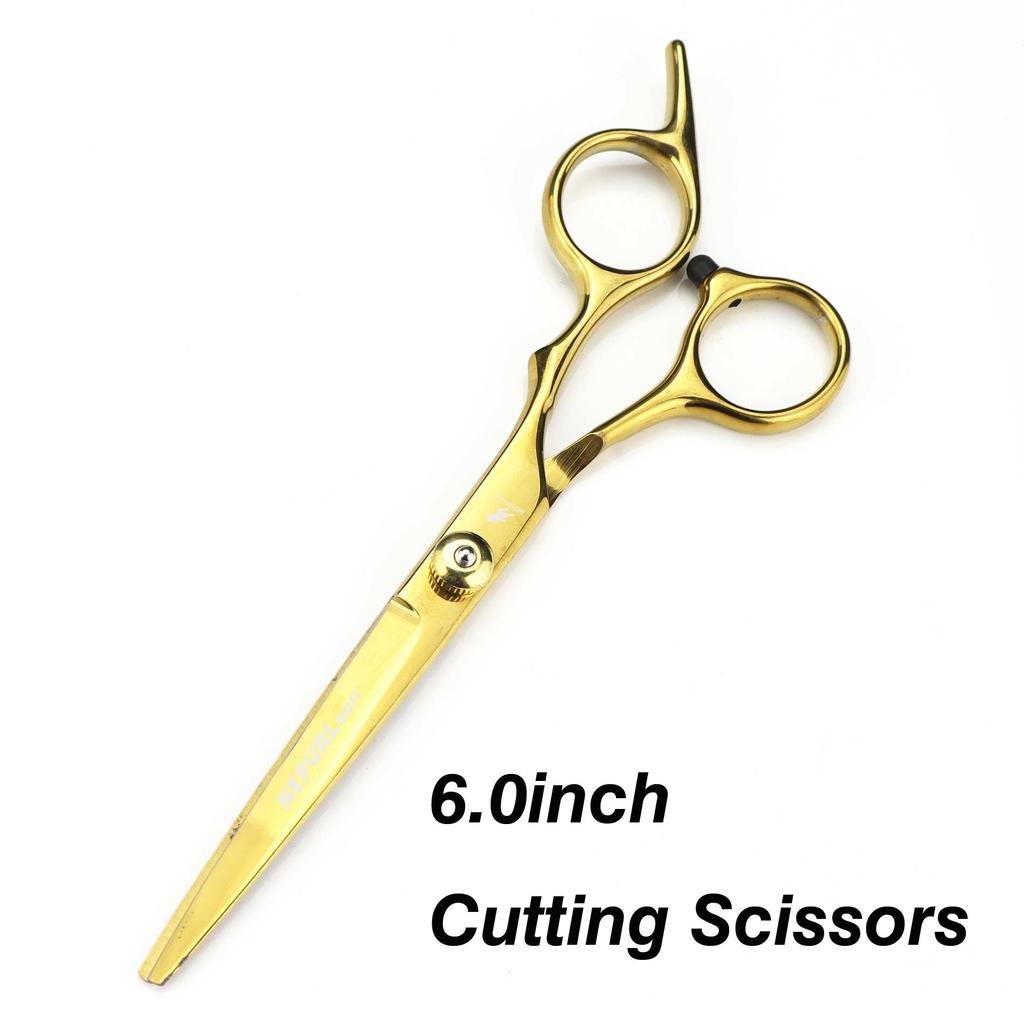 6 Inch Tooth Scissors Flat Scissors for Barbers and Hairdressers Special Fine Scissors for Thinning Haircuts and Hair