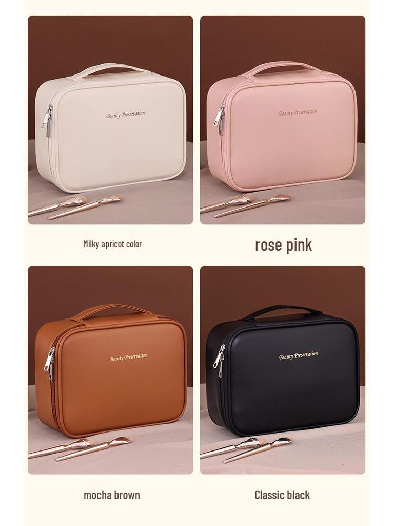 2024 Портативный органайзер большой вместимости для макияжа и туалетных принадлежностей