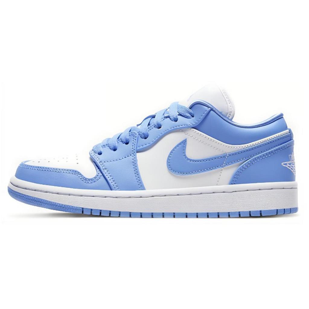 Jordan Air Jordan 1 Low Винтажные Баскетбольные Кроссовки Женские Carolina Blue AO9944-441(Команда176-)