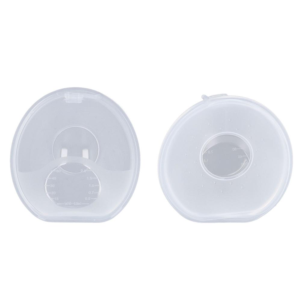 2pcs Wearable Milk Collector Protect Sore Nipples Leak Protection Milk Collection Shells for
