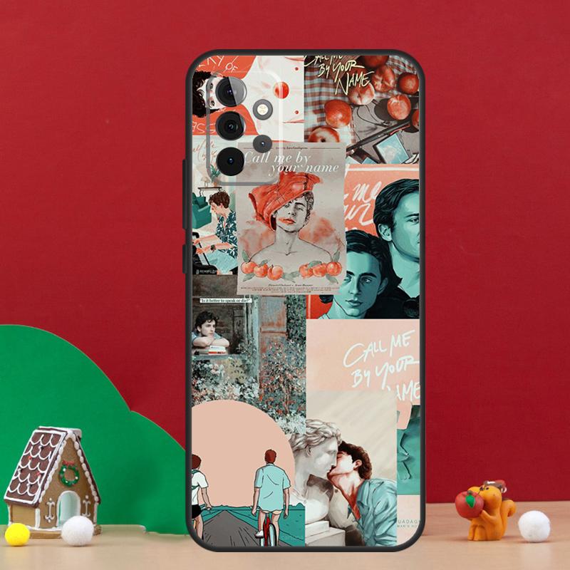 Чехол 'Назови меня своим именем' Эстетика Для Samsung Galaxy A54 A06 A16 A26 A36 A56 A53 A32 A52 A33 A13 A55 A35 A15 A14 A34 A17