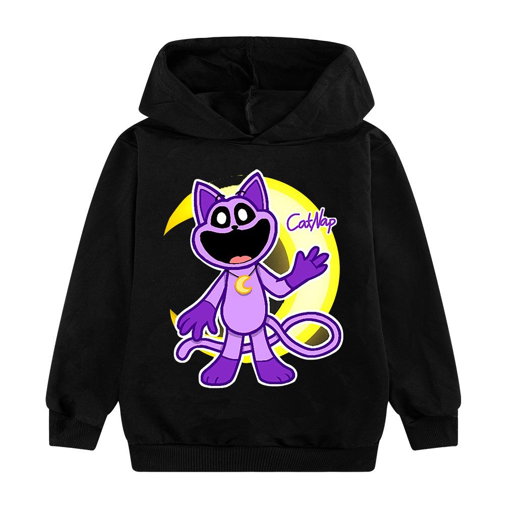 Kids 3D Hoodie Smiling Critters Pullover Children Sweater