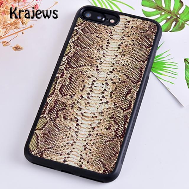 Krajews Cool Snake Texture Phone Case Cover For iPhone 17 Air 16 15 14 plus 12 13 pro max coque Shell Fundas