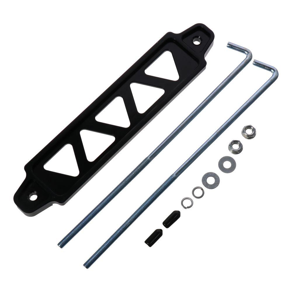 1 Set 10inch Battery Aluminum Alloy Tray Car Accessories Parts Hold Down Bracket  For Car