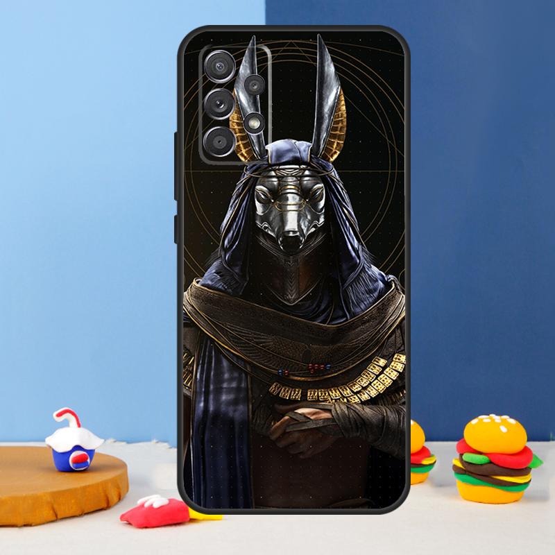 Египет Нефертити Анубис Анх Чехол Для Samsung Galaxy A56 A36 A26 A16 A06 A54 A34 A14 A12 A32 A52 A13 A33 A53 A15 A35 A55