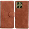For Motorola Moto G15 4G Case Solid Color Leather Wallet Phone Cover