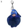 Lady Lovely Girl Bag Pendant Plush Doll Car Key Chain Pendant Mini Sleeping Toy Doll