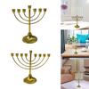 Hanukkah Candle Stand Festive Celebration Candle Holder 7/9 Branch for 0.51in Dia Candle Detachable For Home Decor
