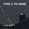Адаптер USB Type C - HDMI, совместимый с USB 3.1 (USB-C) к HDMI-совместимому адаптеру Male to Female