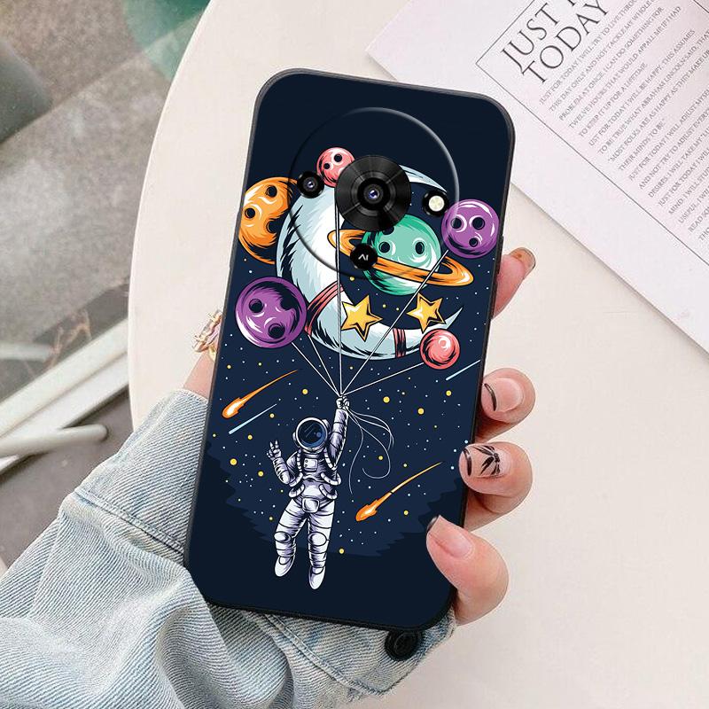 For ZTE Blade A76 5G Z2469N Phone Case astronaut Silicone Camera Protection Back Cover For ZTE Blade A76 A 76 BladeA76 5G Coque