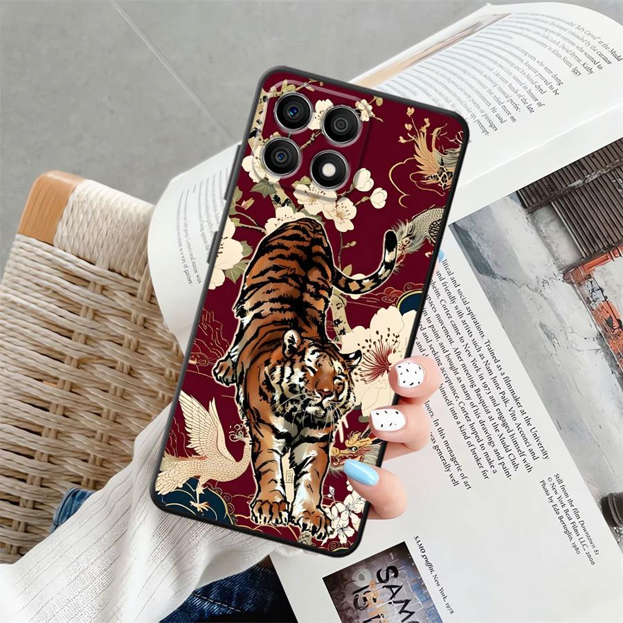 Крутой чехол с тигром и леопардом для Honor X8 X9a 70 8X X5b 200 400 Lite Magic5Lite X7 X6 90 Чехол для телефона