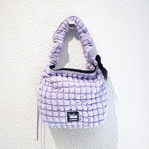 Sanrio Kuromi Popcorn Shoulder Bag Lavender Sanrio