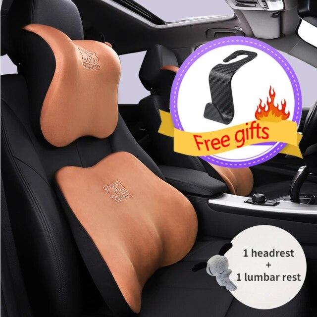Подголовник для автомобильного сиденья, подушка для шеи, автоматическая подушка для отдыха, поясничная подушка, поддержка головы, защита для снятия усталости, опоры для сиденья