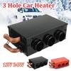 Air Heater 12V 24W Universal Portable Car Heater Auto Van Auxiliary Heater Compact Defroster Demister Car Electrical Appliances