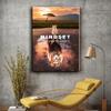 Animal Art Inspirational Lions Cat Canvas Painting Mindset Wall Art Poster Prints Wall Pictures for Living Room Home Cuadros
