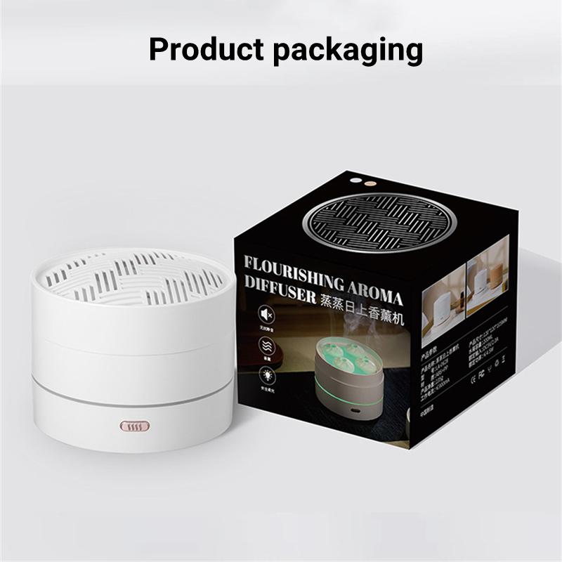 Креативный пароварка, ароматерапия, диффузор эфирного масла, USB-ультразвуковой увлажнитель воздуха со светодиодной подсветкой для домашнего стола, аромадиффузор