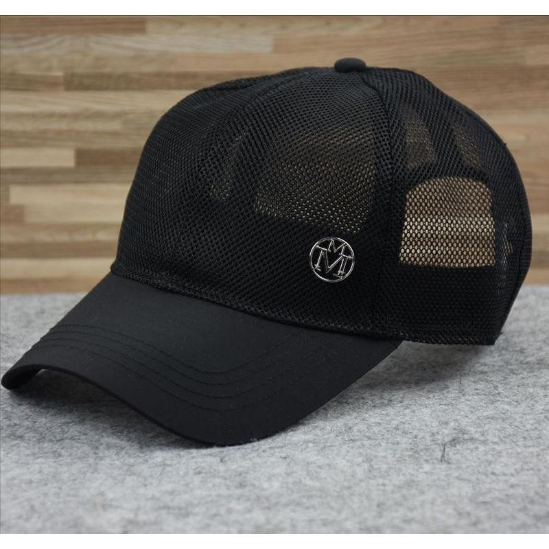 Double M standard full network baseball cap summer travel sunscreen visor breathable fashion shopping trend net hat millinery tide