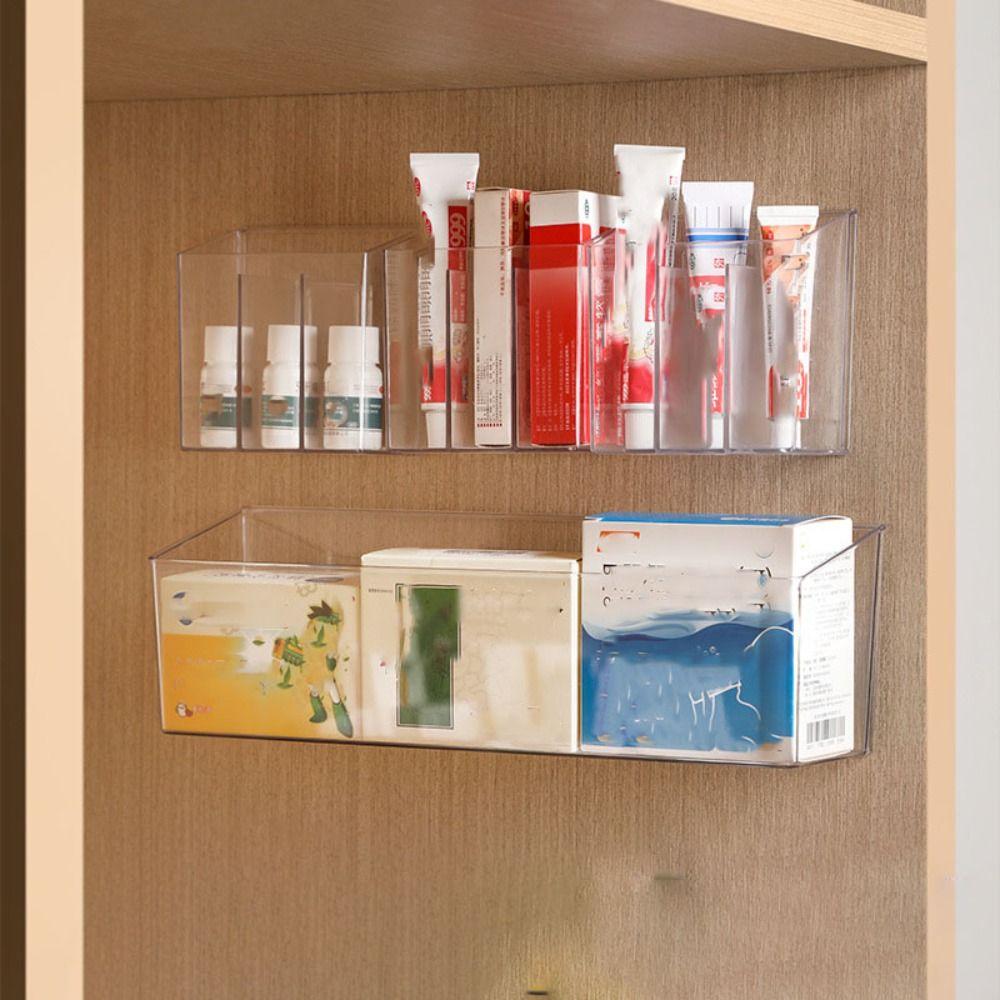 Прозрачная классификация стеллаж для хранения Коробки для хранения лекарств без отверстий Коробка для хранения подарков