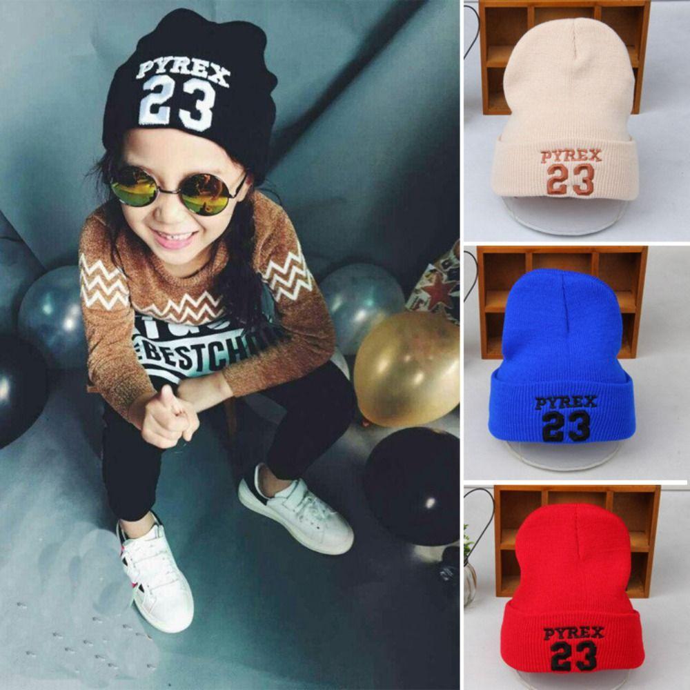 Warm Baby Knitted Hat Ear Protection Baby Beanie Cap Children's Accessories Thicken Cap Boys Girls