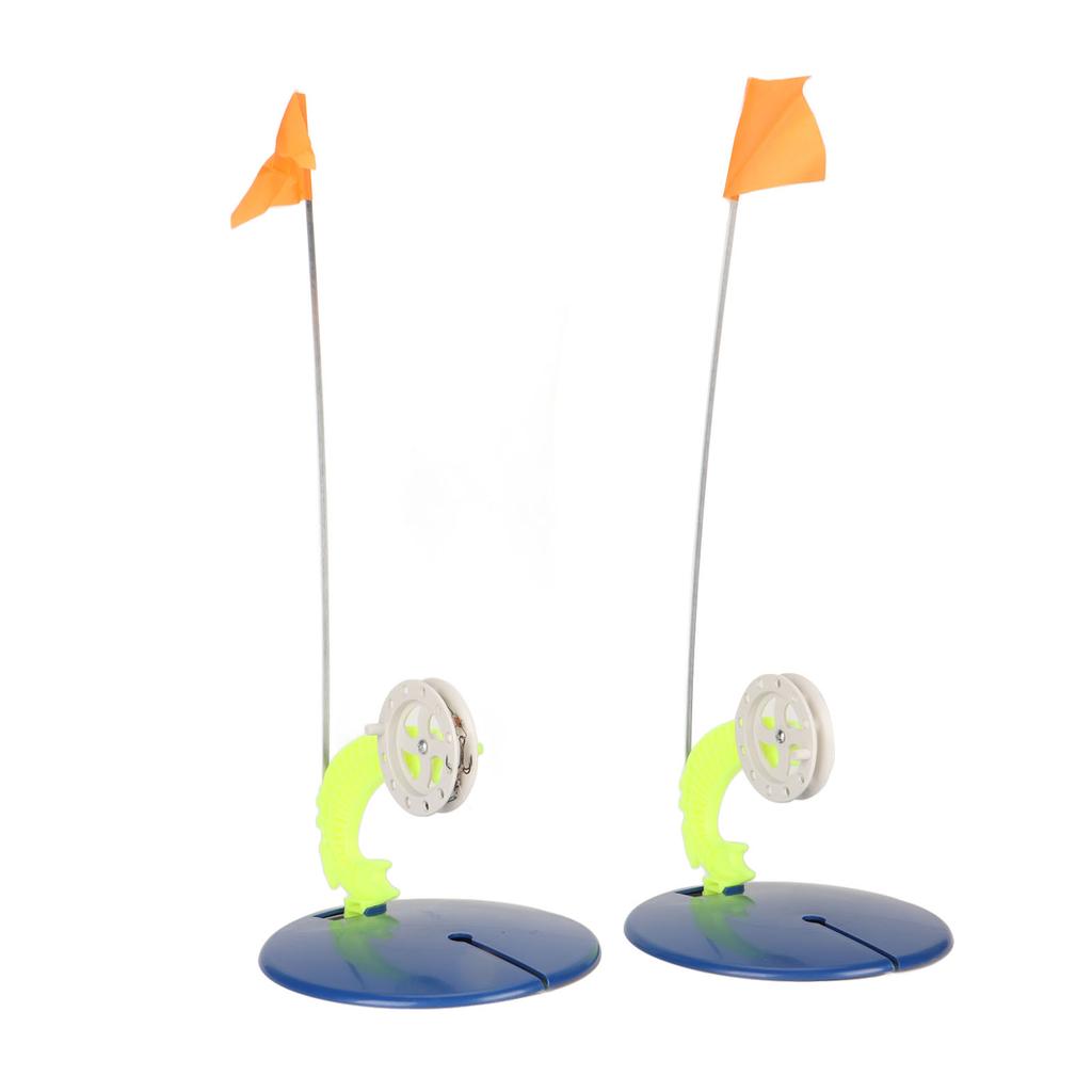 6 Комплектов Флажков для Зимней Рыбалки, Комплект Флажков для Зимней Рыбалки «Свободные руки», Эффективный Индикатор Флажка для Зимней Удочки, Портативный Флажок для Рыбалки