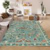 Elegant Botanical Insect Print Rug for Modern Living Room, Bedroom and Kitchen Dining Non-Slip Decor Washroom Floor Mat Alfombra