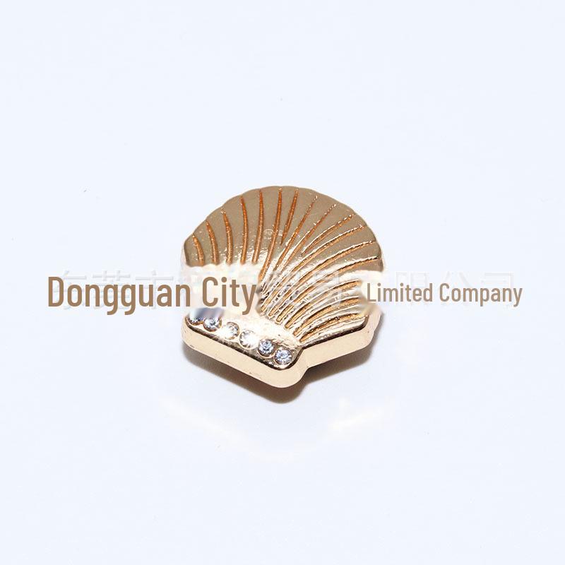 2024 Золотая металлическая пряжка для обуви в виде цветка Аксессуары для DIY и торговых центров
