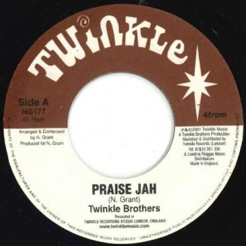 7-дюймовая пластинка TWINKLE BROTHERS - Praise Jah NG177 Twinkle Music 2001 UK Регги, Ска и Даб