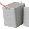 Zipper Closure with Handle Clothes Storage Basket Closet Organizer Housemoving Package Duvet Cover Bed Sheets