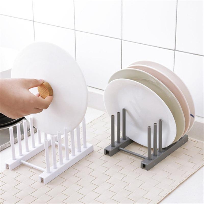 Kitchen Sink Drain Rack Storage Organizer Dish Drying Rack Holder Drainer Cocina Plastic Plate Cups Stand Display Holder