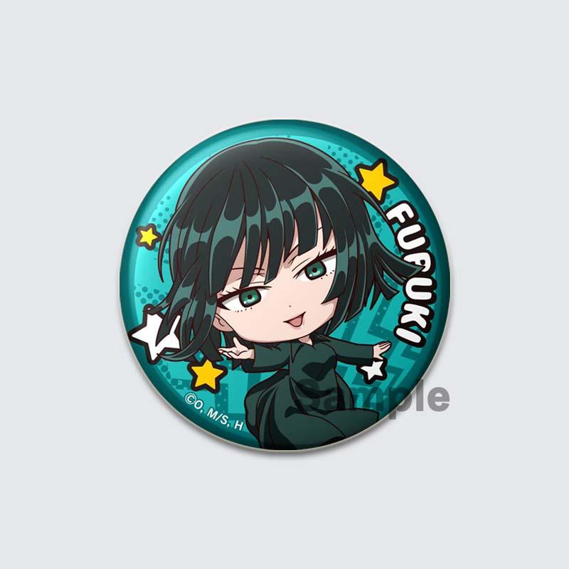 32/44/58 мм Аниме One Punch Man значки на лацкан мультфильм косплей Сайтама Генос Дженос Соник Тацумаки Фубуки Гару значки броши аксессуары подарки