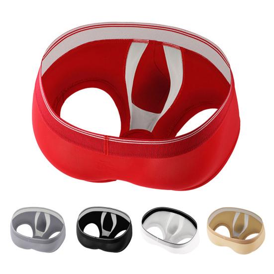 Мужские трусы-боксеры, эластичные, средней талии, U-образные, 3D, шорты, удобные, повседневная одежда