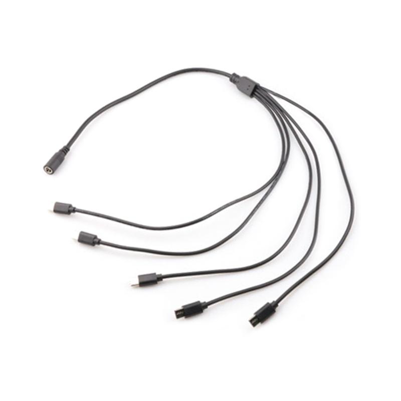 DC5521 to Type C Power Converter Splitter Cable With Precise Coppered Cored Supports 5V/9V/12V Fast Charging