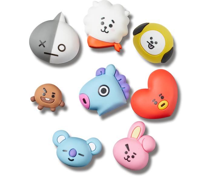 [Crocs] BT21 Crocs Jibbitz набор из 8 предметов
