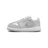 Детские кроссовки Air 1 Retro Low OG TD Metallic Silver Серые нейтрально-серые белые FQ5435-002
