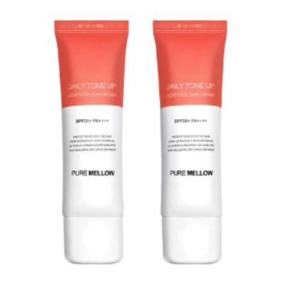 Чистый Мягкий Тон-Ап Увлажняющий Солнцезащитный Дуэт K-Beauty SPF50+ PA++++ Ежедневная Защита от УФ-излучения Базовый Набор