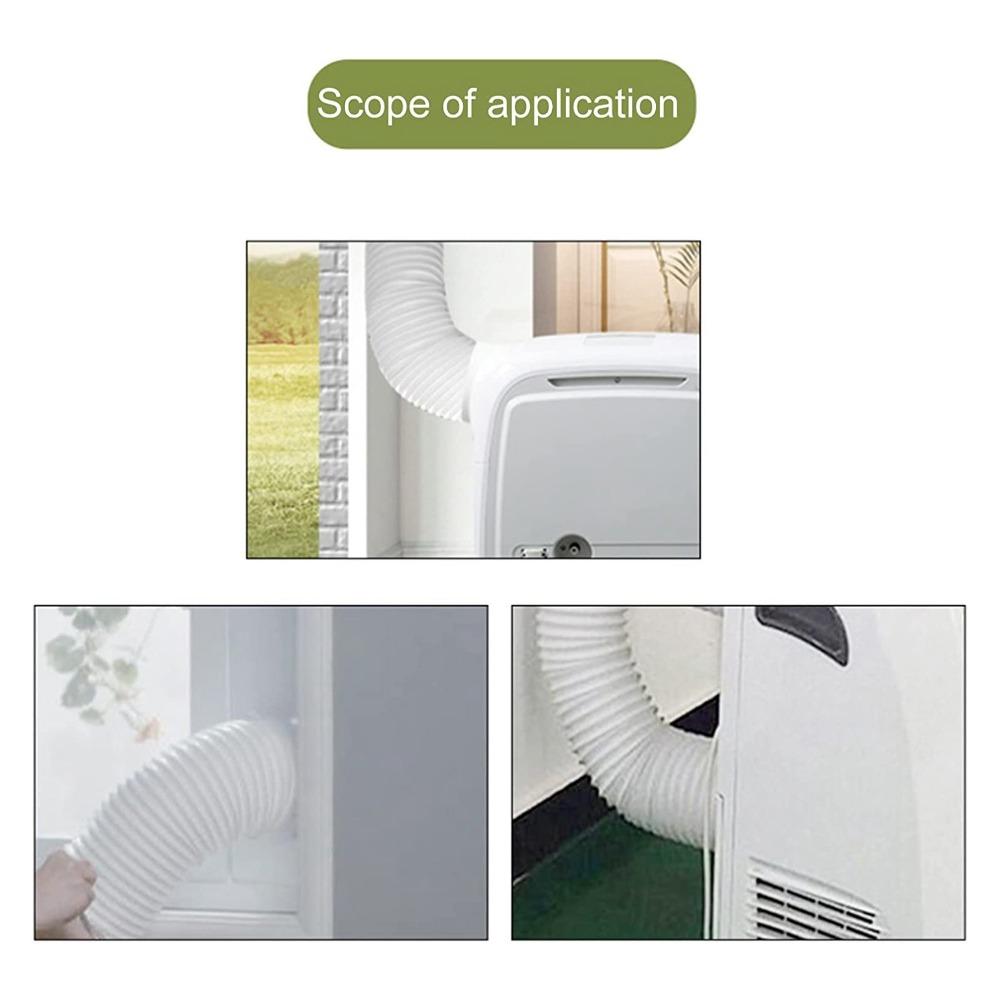 Flanged Base Air Conditioner Adapter for Midea 1P KY-25 Portable AC Exhaust Connection