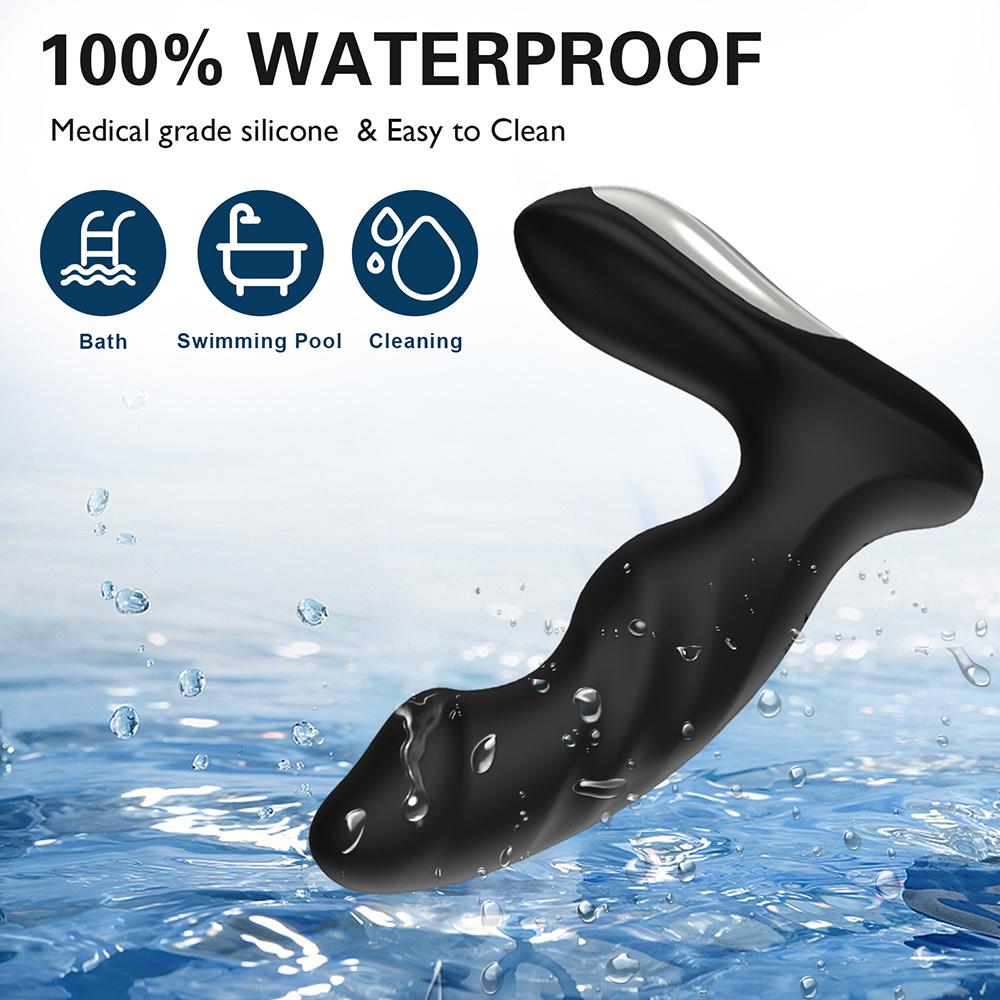 Мужской массажер простаты анальная пробка вибратор для мужчин управление через приложение двойной вибрирующий анальный плаг стимулятор промежности секс-игрушка для пар