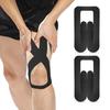 2 Pcs Kinesiology Tape for Knee Pre Cut Adhesive Sports Tape Gym Fitness Kinesiology Athletic Tape for Running Tennis Swimming Football