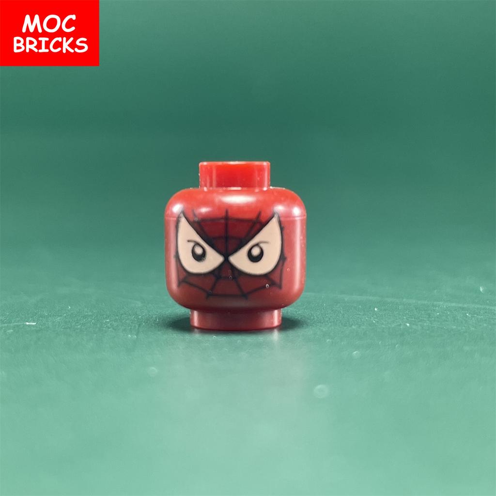 10 шт. Детали MOC Лица Мальчиков и Девочек Фигурка Голова Выражение Лица Образовательные Строительные Блоки Игрушки для детей подарок