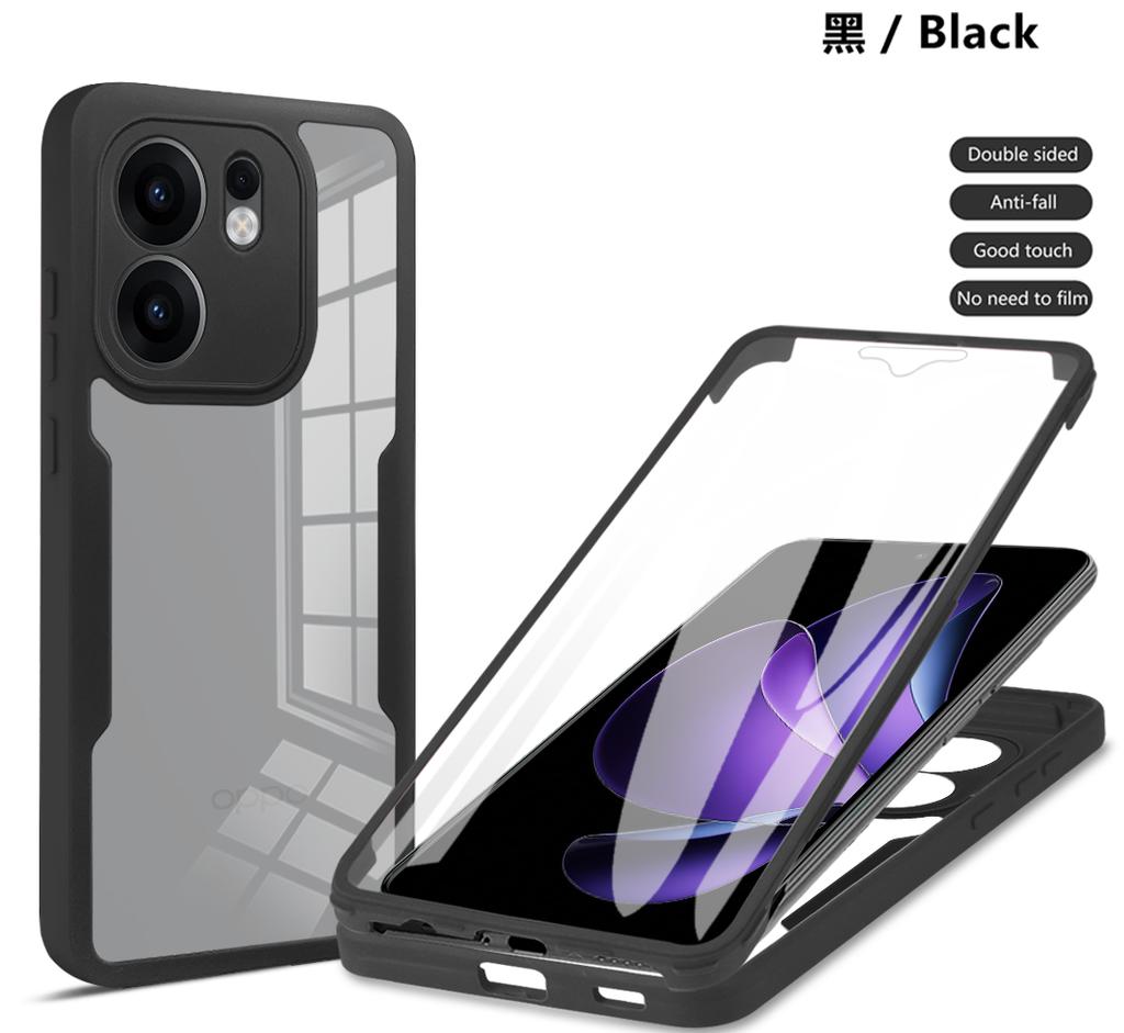 Чехол для OPPO Reno 13F 13FS 5G Reno 14 Pro Reno15 с защитой всего корпуса, противоударный, прозрачный, Fundas Coque Capa
