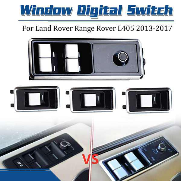6 Pcs LCD Window Lift Buttons for Land Rover Range Rover, Sport, Discovery, Executive (Old to New Models)