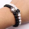UEUC King&Queen Crown Distance Couple Bracelets His and Her Friendship 8mm Beads Bracelet