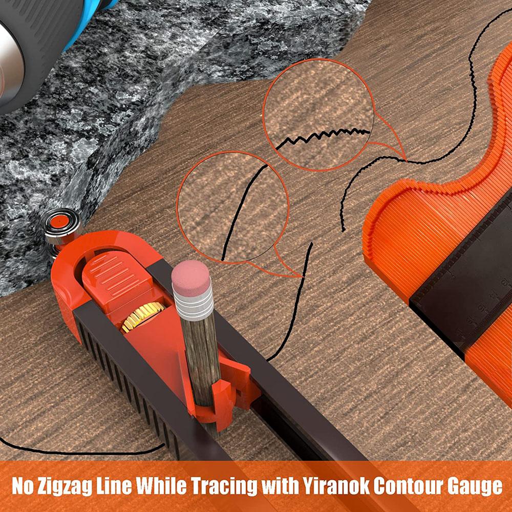 New Contour Gauge Scribe Tool Precise Profile Tools Irregular Shape Duplicator for DIY Woodworking Edge Corner Measure Tools