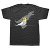 Футболка Parrot Cockatoo Budgerigar Lover Gifts Футболки I Just Really Like Birds Летняя графическая уличная одежда с коротким рукавом