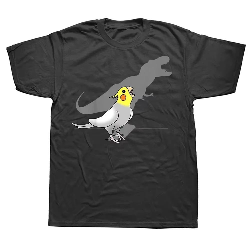 Футболка Parrot Cockatoo Budgerigar Lover Gifts Футболки I Just Really Like Birds Летняя графическая уличная одежда с коротким рукавом